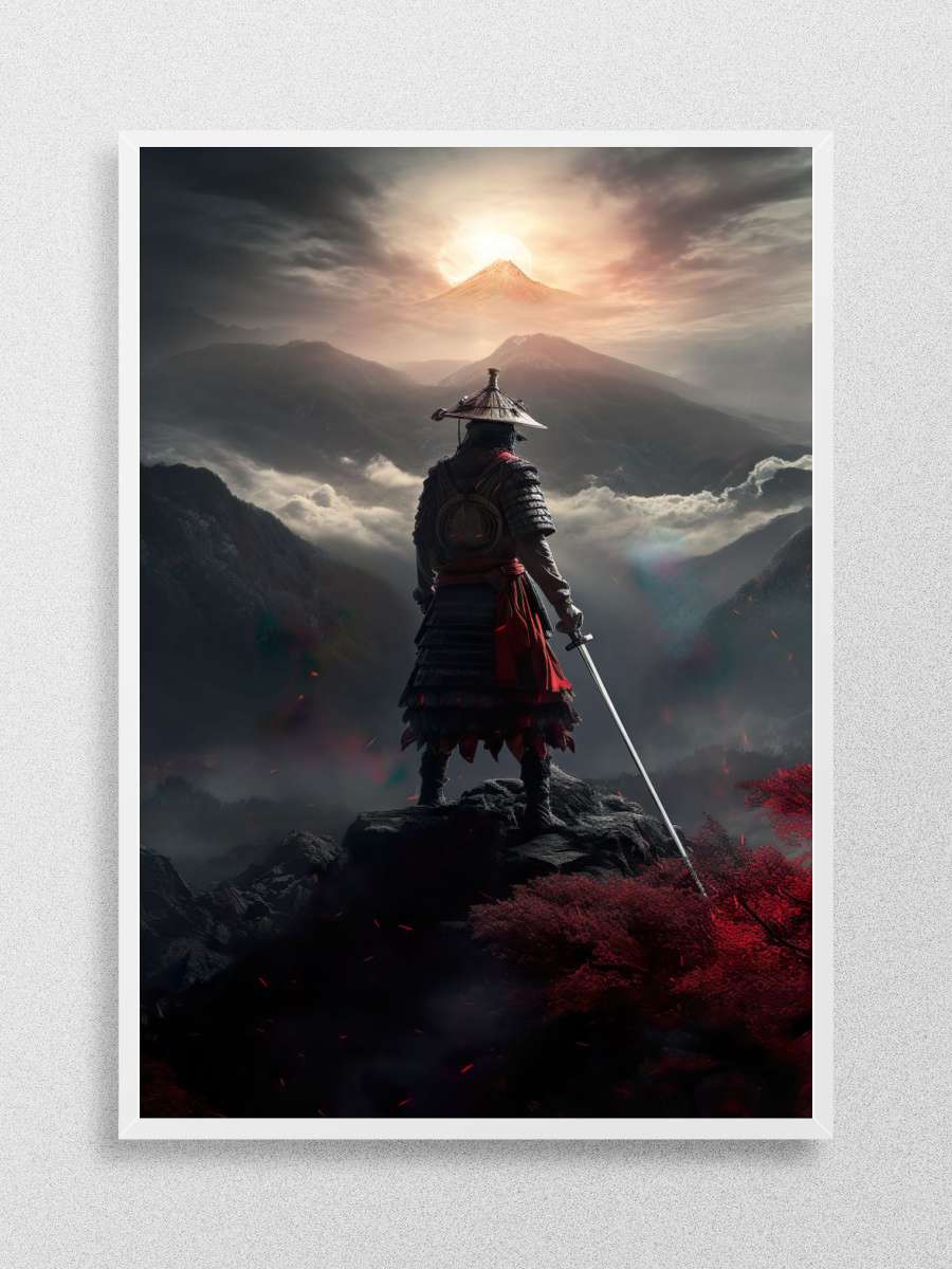 Samurai evening mist Anime Poster Çerçevesiz Yüksek Kalite Anime Duvar Poster