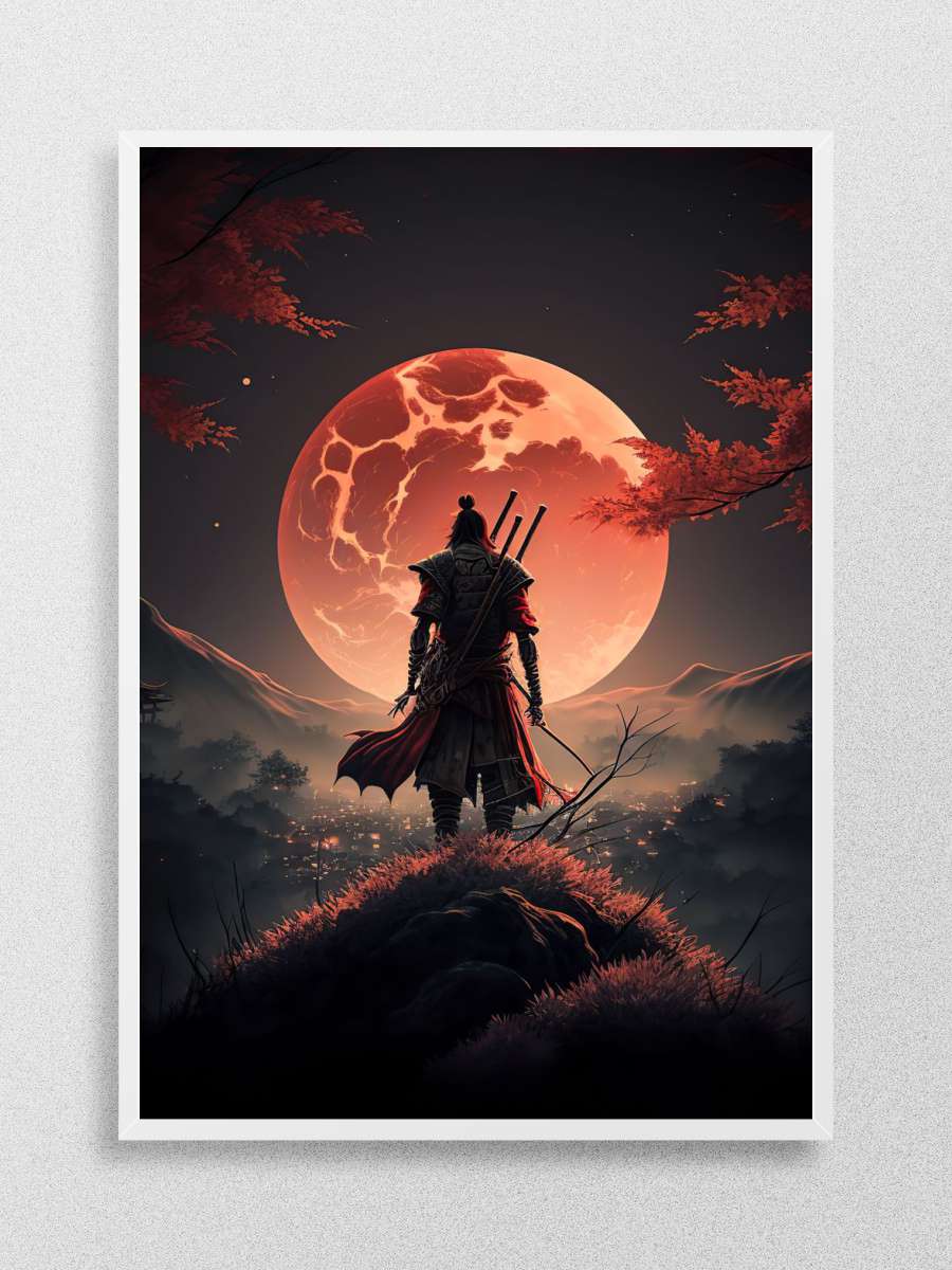 Samurai Anime Poster Çerçevesiz Yüksek Kalite Anime Duvar Poster