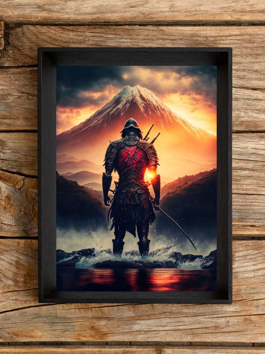 Samurai Warrior Anime Poster Çerçevesiz Yüksek Kalite Anime Duvar Poster