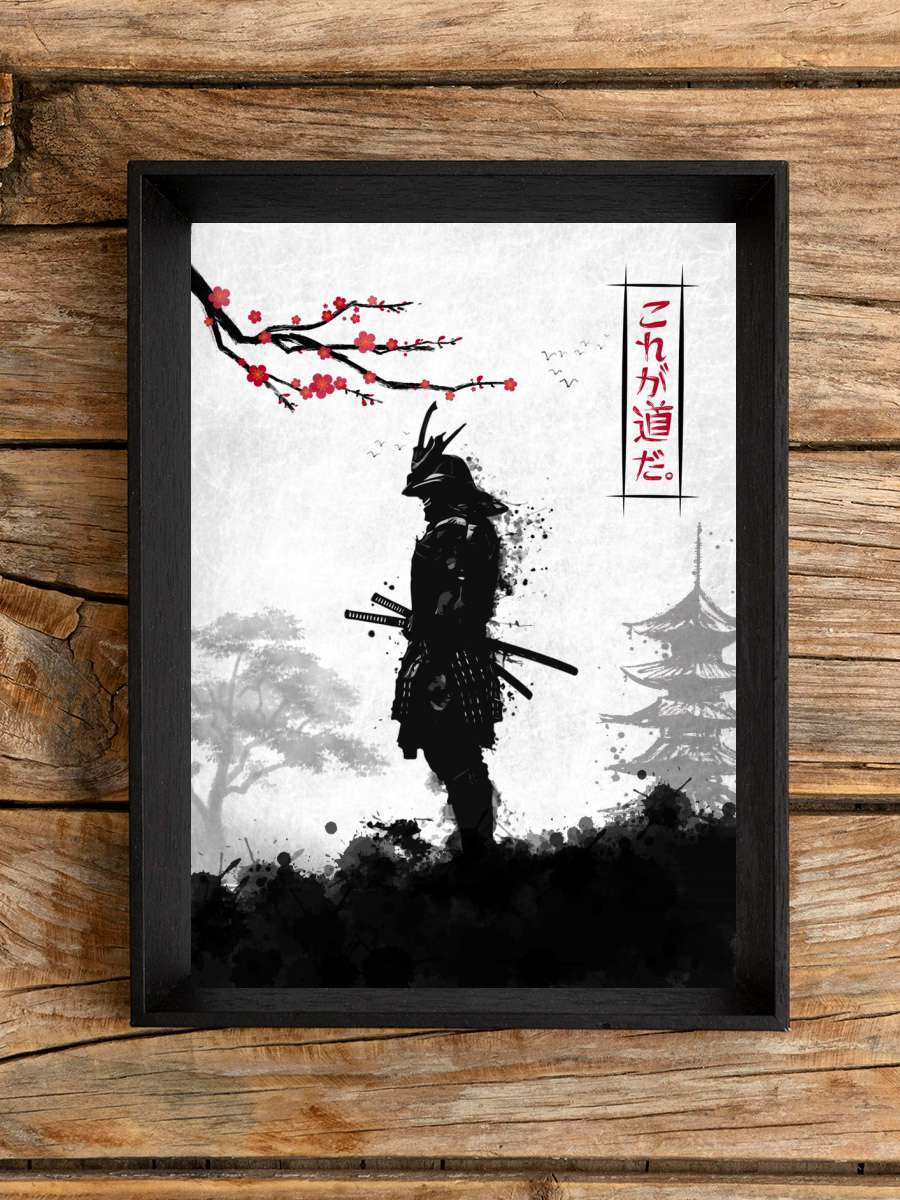 Samurai Warrior Anime Poster Çerçevesiz Yüksek Kalite Anime Duvar Poster