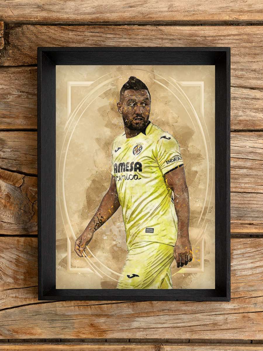 Santi Cazorla Futbol Poster Çerçevesiz Yüksek Kalite Futbolcu Duvar Poster