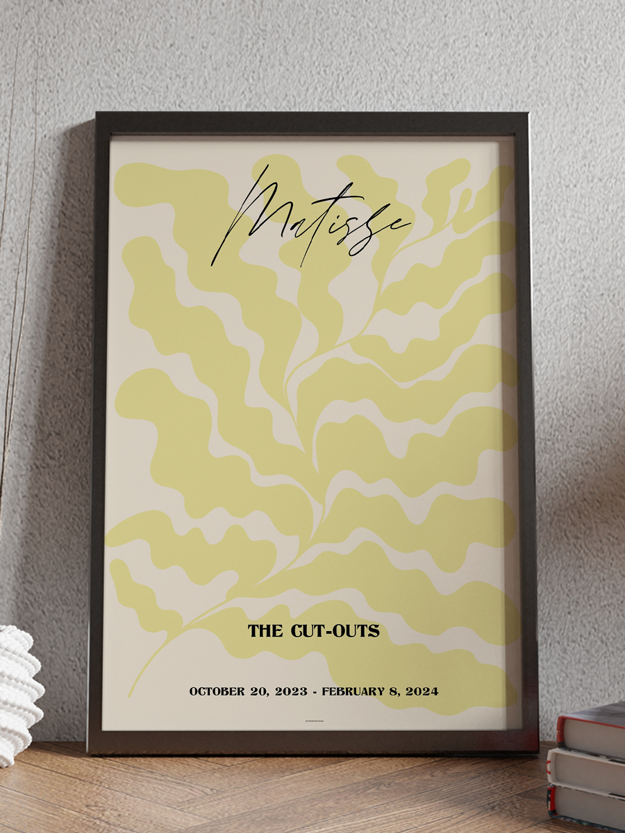 Sarı Matisse Koleksiyonu Modern Poster Çerçevesiz Duvar Tablosu Sanatsal Poster