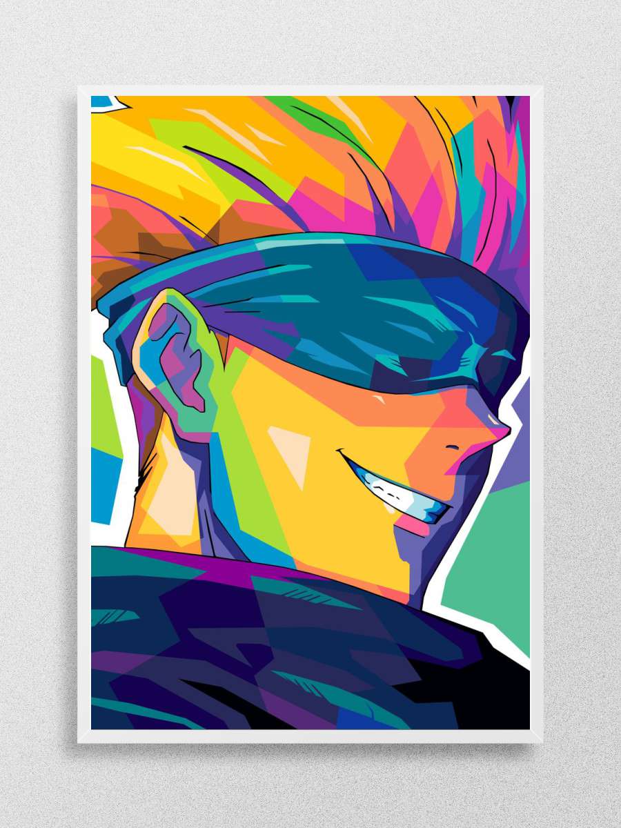 Satoru Gojo Pop Art Anime Poster Çerçevesiz Yüksek Kalite Anime Duvar Poster