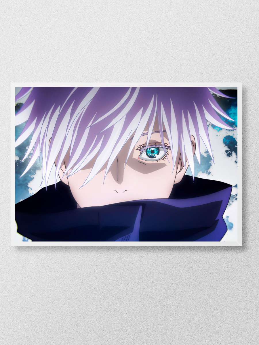 Satoru Gojo Anime Poster Çerçevesiz Yüksek Kalite Anime Duvar Poster
