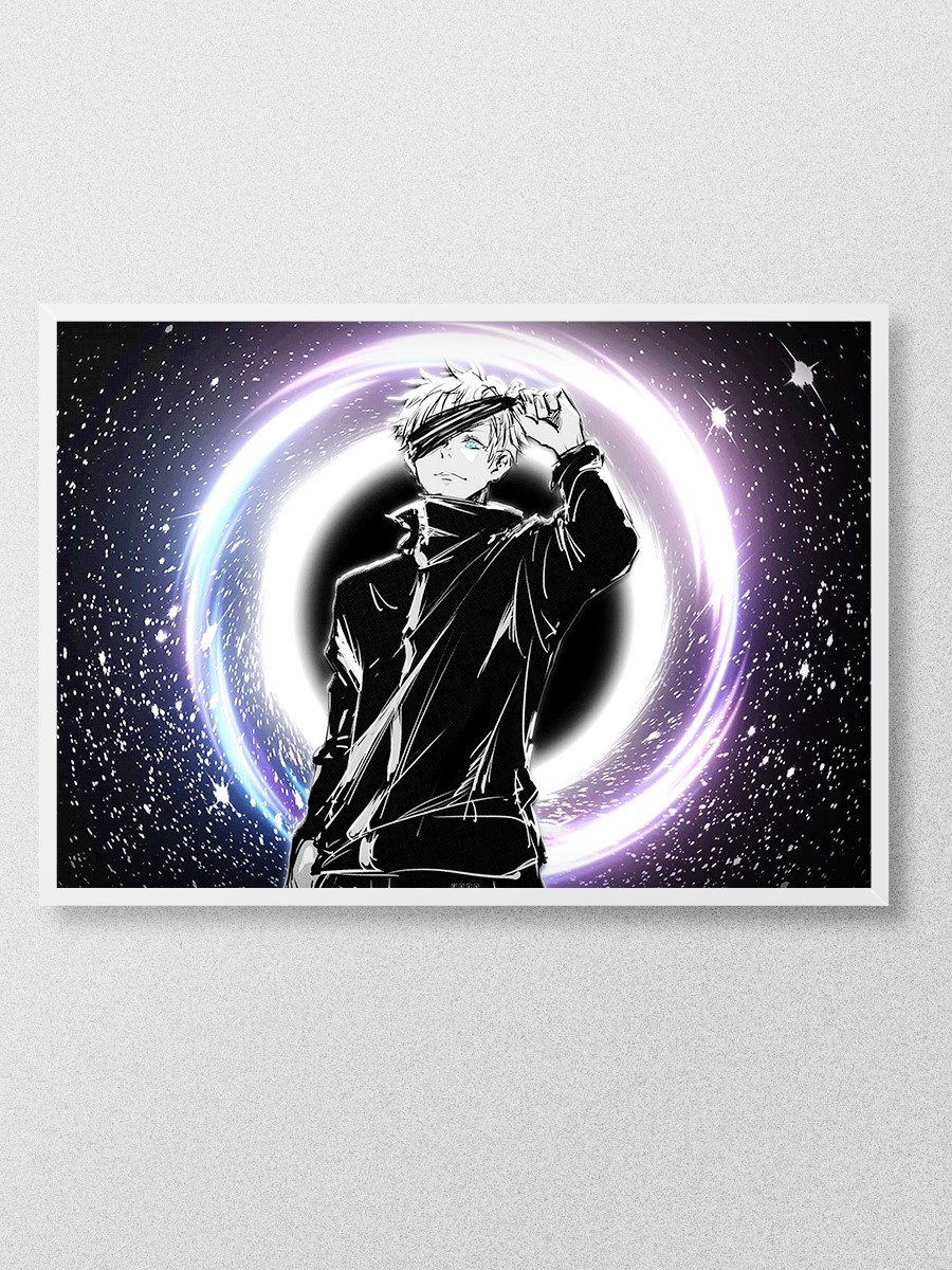 Satoru Gojo Anime Poster Çerçevesiz Yüksek Kalite Anime Duvar Poster