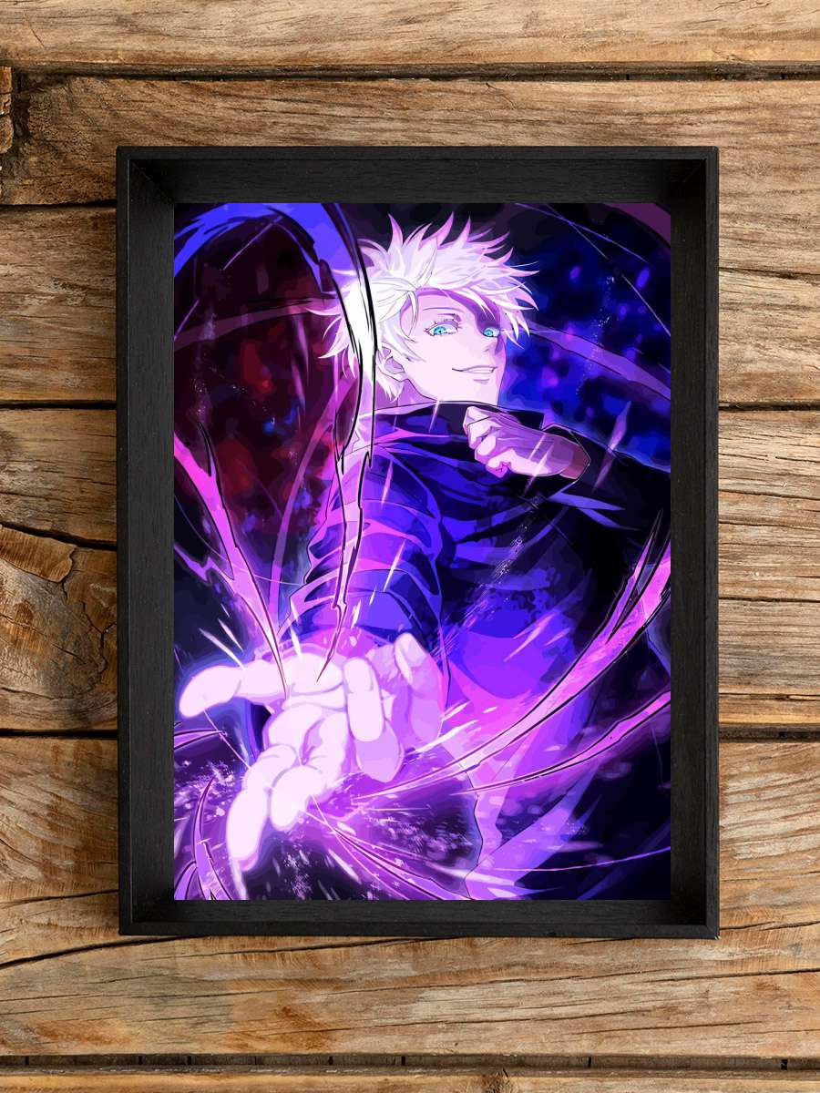 Satoru Gojo Anime Poster Çerçevesiz Yüksek Kalite Anime Duvar Poster
