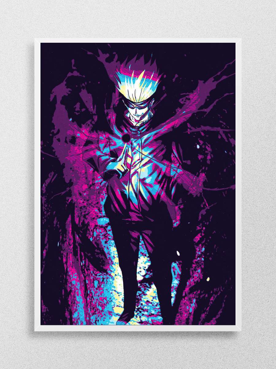 satoru gojo Anime Poster Çerçevesiz Yüksek Kalite Anime Duvar Poster
