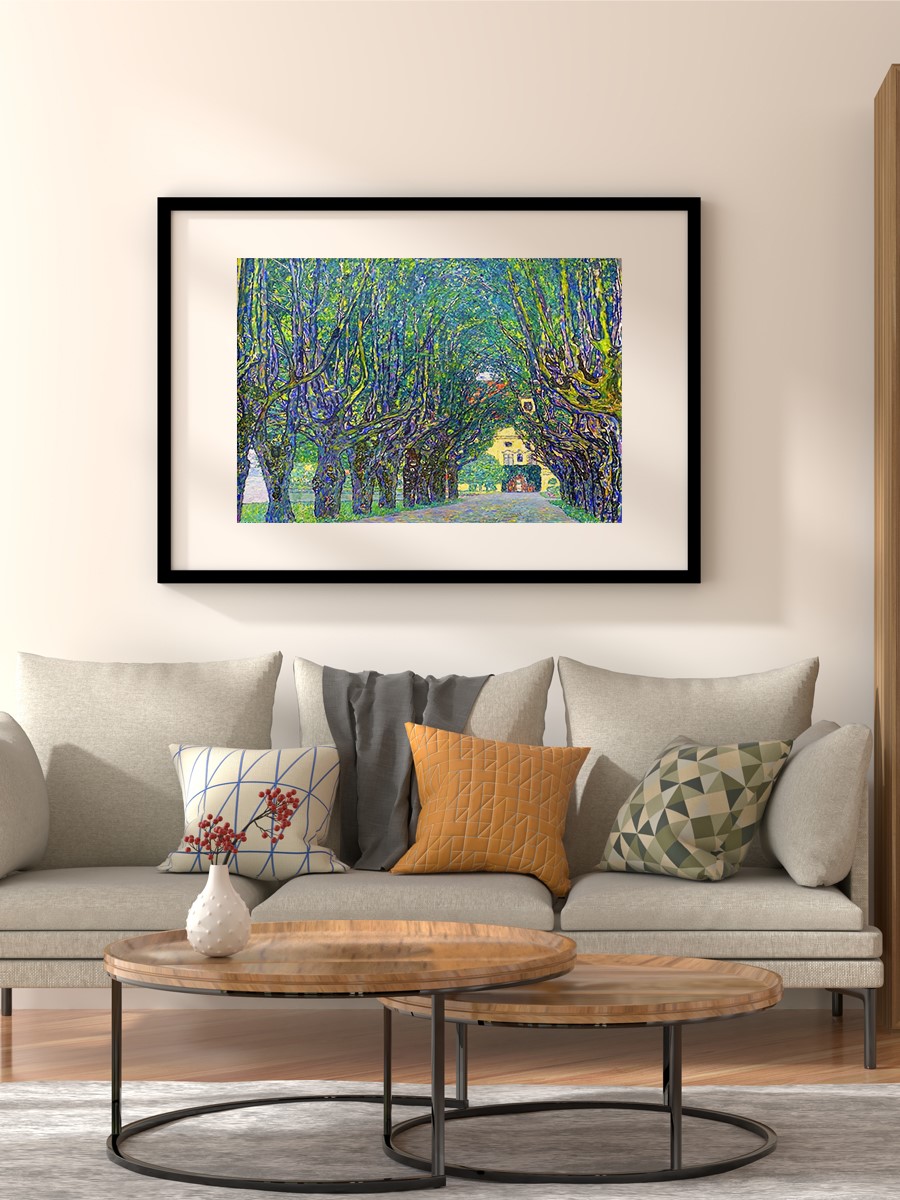 Schloss Kammer Park Tablo Sanatsal Ünlü Ressam Poster Çerçevesiz Yüksek Kalite Poster