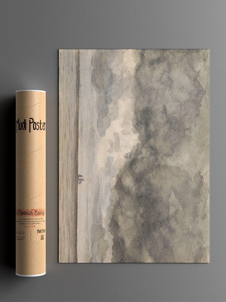 Seascape and Stormy Sky Tablo Sanatsal Ünlü Ressam Poster Çerçevesiz Yüksek Kalite Poster