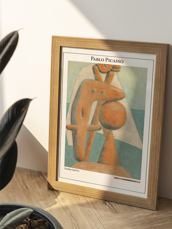 Pablo Picasso Seated bather Poster