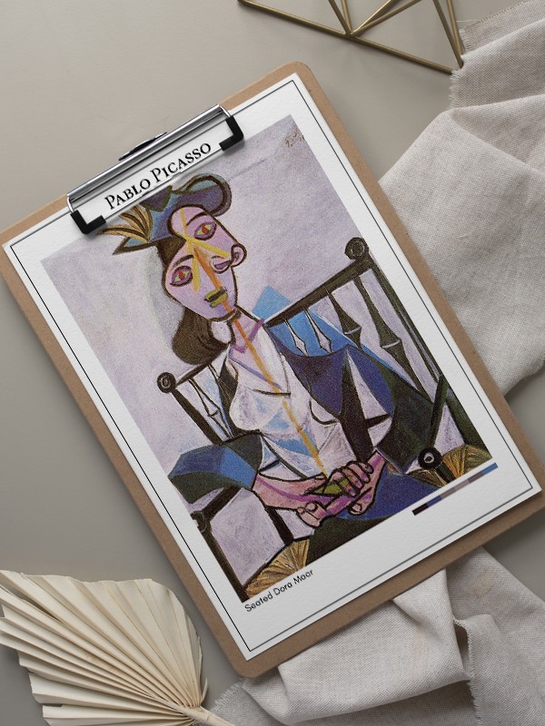 Pablo Picasso Seated Dora Maar Poster