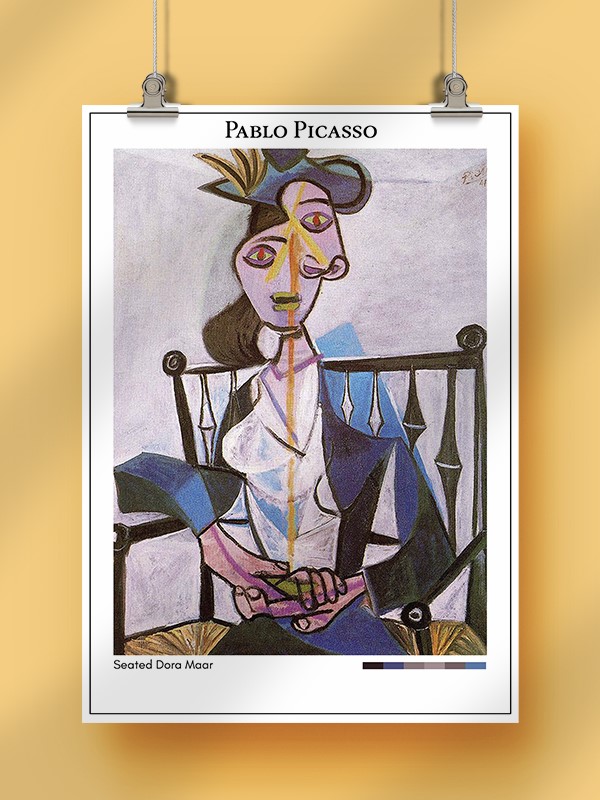 Pablo Picasso Seated Dora Maar Poster