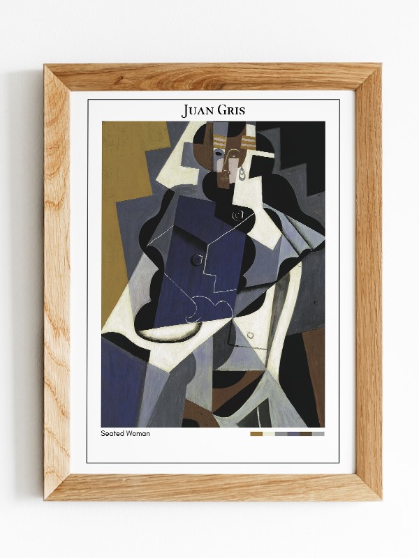 Juan Gris Seated Woman Poster