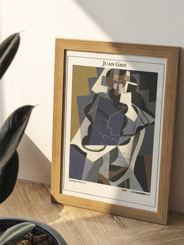 Juan Gris Seated Woman Poster