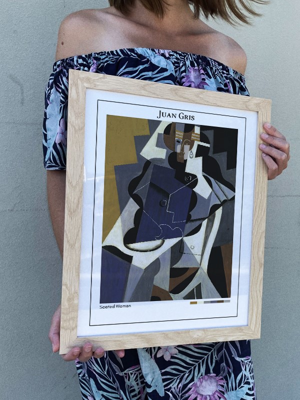 Juan Gris Seated Woman Poster