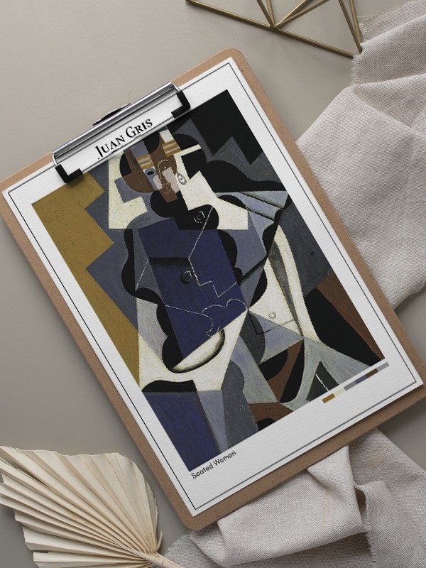 Juan Gris Seated Woman Poster