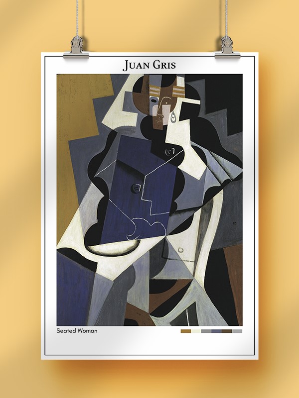 Juan Gris Seated Woman Poster