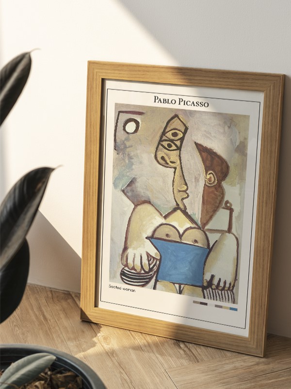Pablo Picasso Seated woman Poster