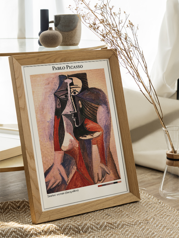 Pablo Picasso Seated woman (Jacqueline) Poster