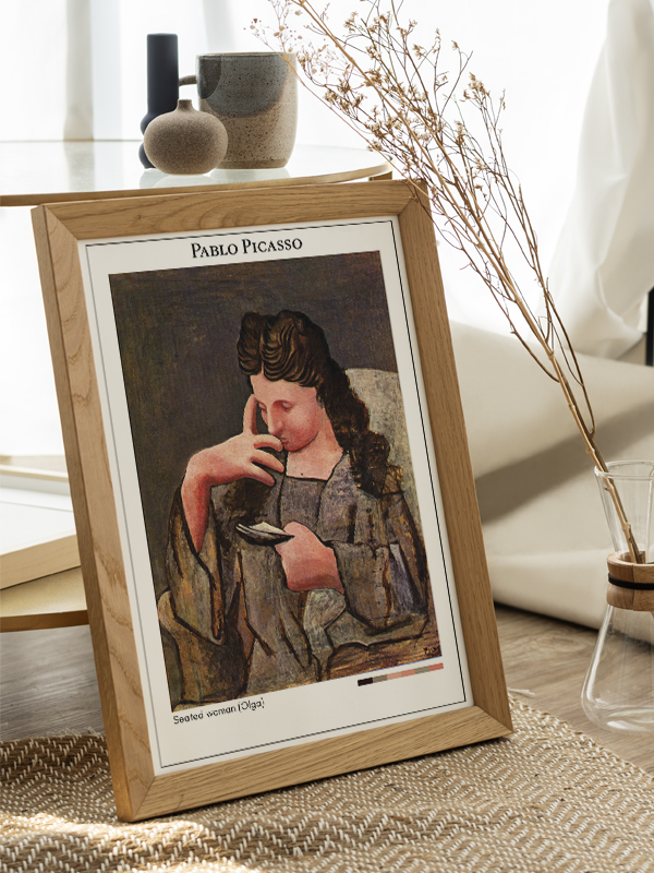 Pablo Picasso Seated woman (Olga) Poster
