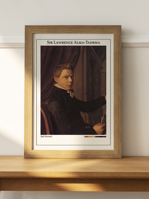 Sir Lawrence Alma-Tadema Self-Portrait Poster - En İyi Fiyatlarla