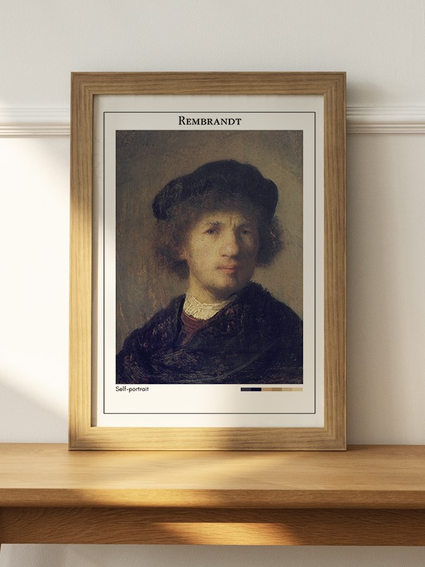 Rembrandt Self-portrait Poster - En İyi Fiyatlarla