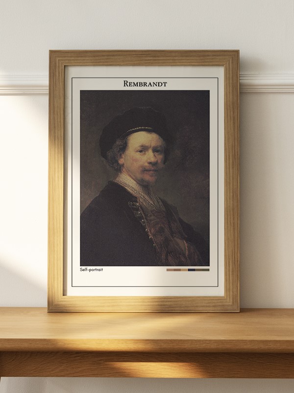 Rembrandt Self-portrait Poster - En İyi Fiyatlarla