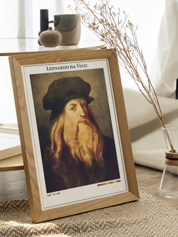 Leonardo da Vinci Self Portrait Poster