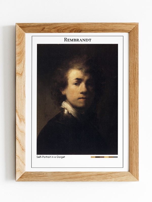 Rembrandt Self-Portrait in a Gorget Poster