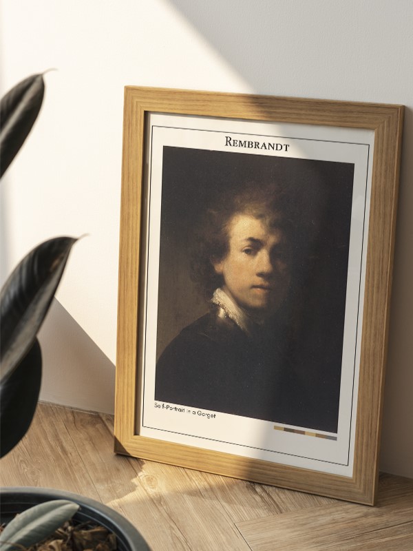 Rembrandt Self-Portrait in a Gorget Poster