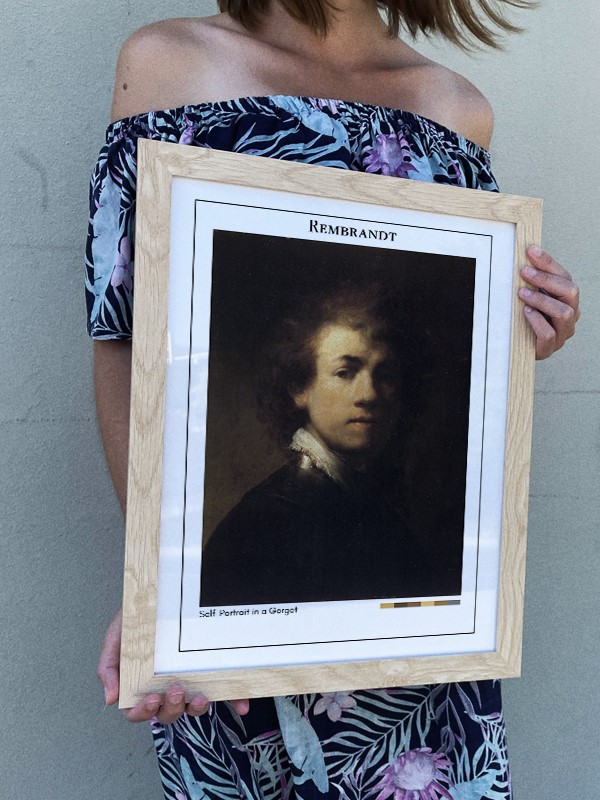 Rembrandt Self-Portrait in a Gorget Poster