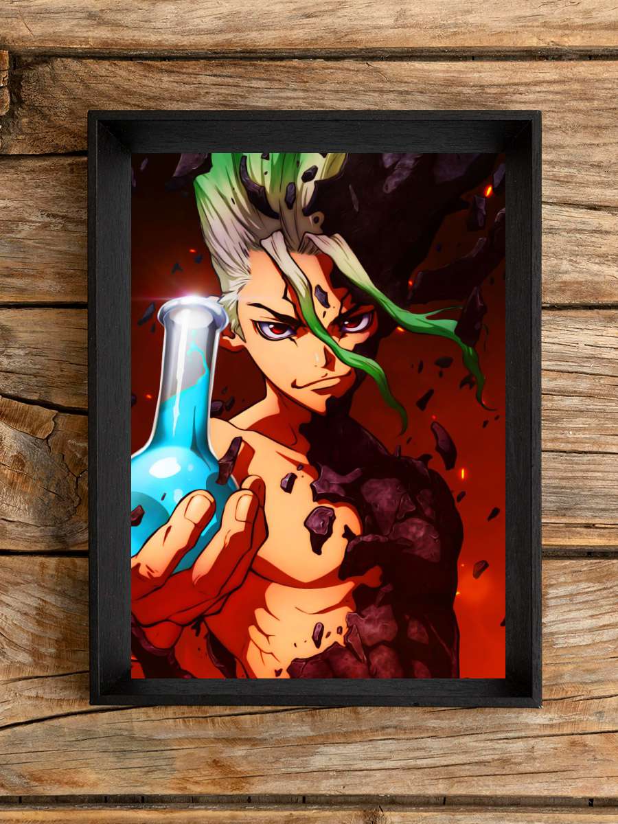 Senku Anime Poster Çerçevesiz Yüksek Kalite Anime Duvar Poster