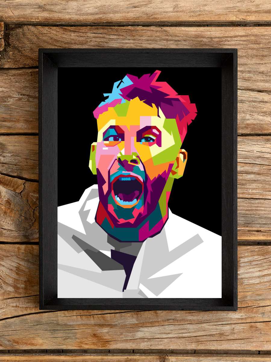 Sergio Ramos Futbol Poster Çerçevesiz Yüksek Kalite Futbolcu Duvar Poster