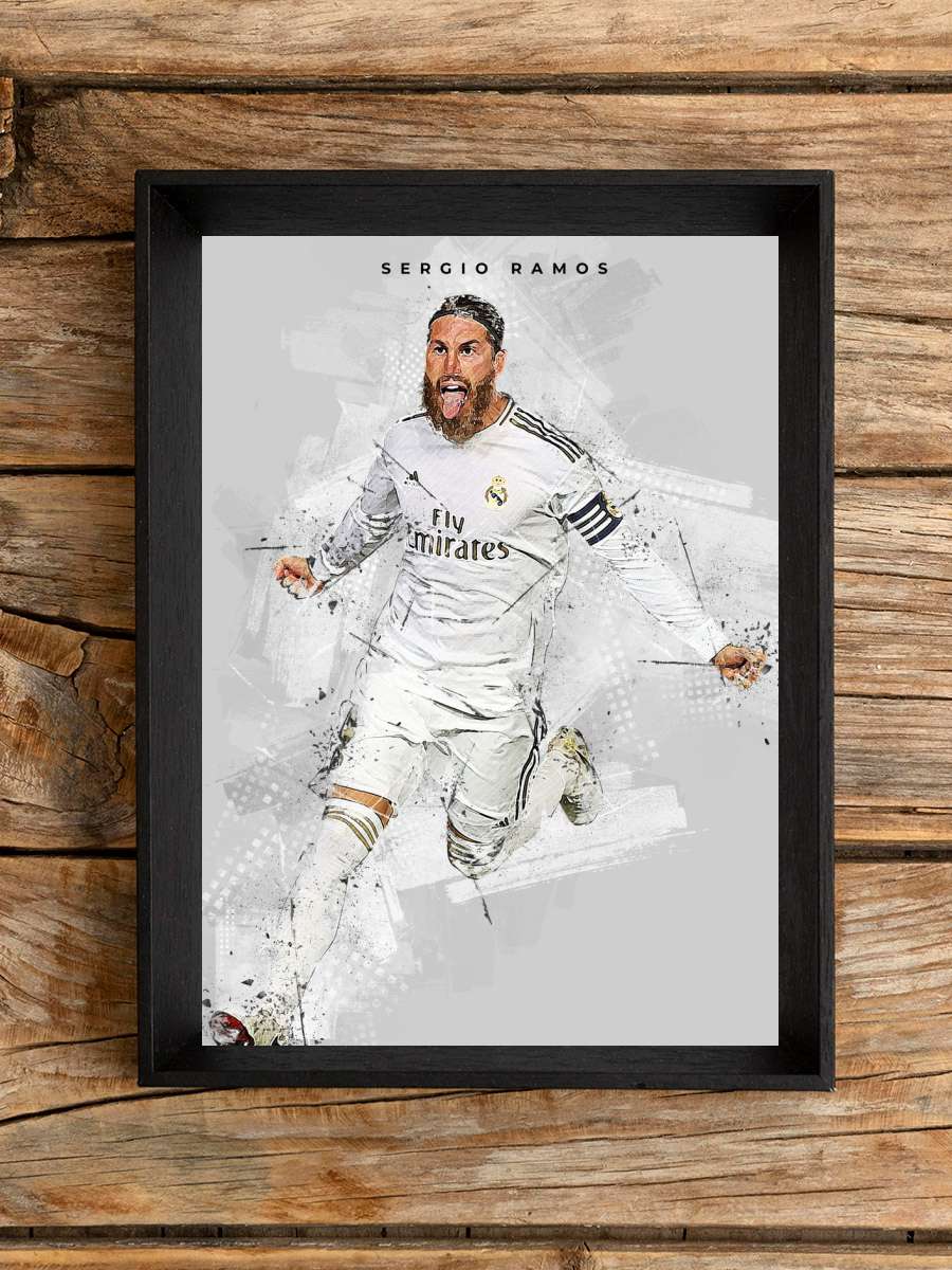 Sergio Ramos Futbol Poster Çerçevesiz Yüksek Kalite Futbolcu Duvar Poster
