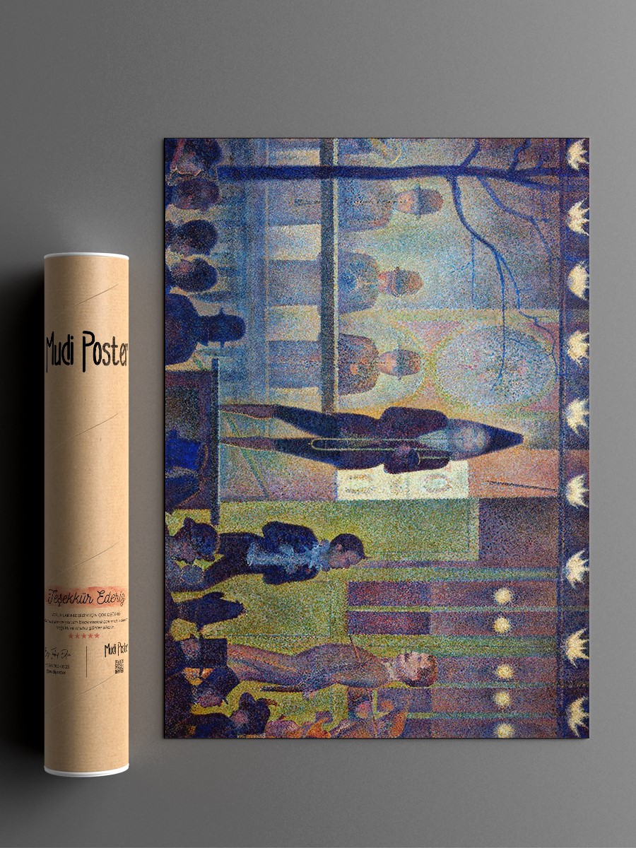 Seurat Circus Sideshow Tablo Sanatsal Ünlü Ressam Poster Çerçevesiz Yüksek Kalite Poster