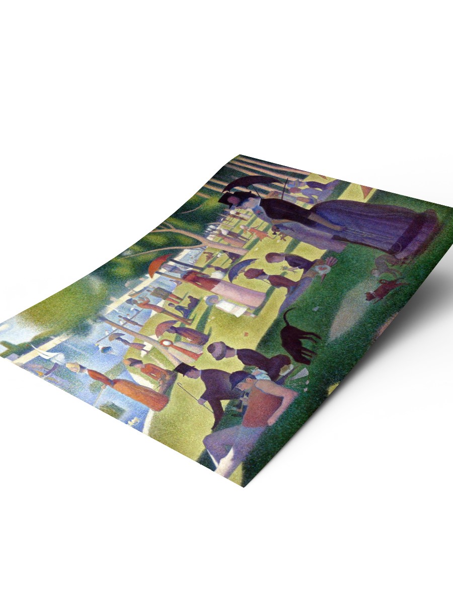 Seurat La Grande Jatte Tablo Sanatsal Ünlü Ressam Poster Çerçevesiz Yüksek Kalite Poster