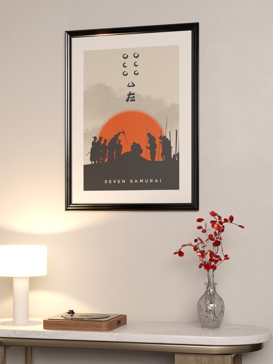 Seven Samurai Poster, Çerçevesiz Tv Film Poster