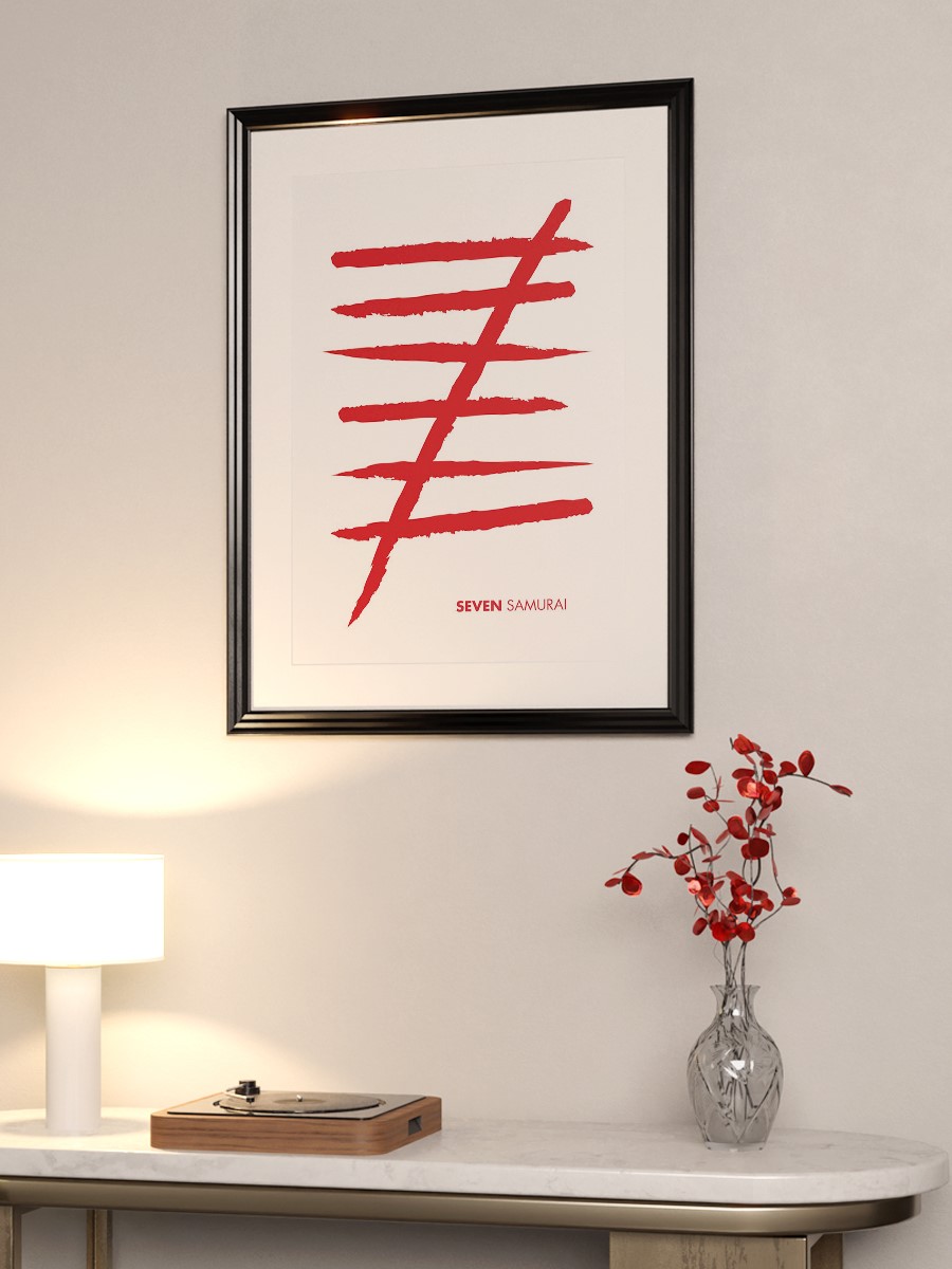 Seven Samurai Poster, Çerçevesiz Tv Film Poster