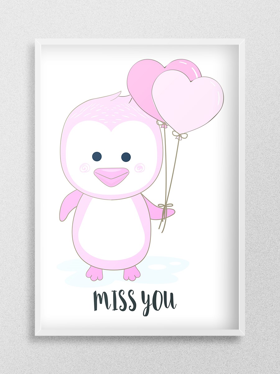 Sevimli Baykuş Çocuk Odası Duvar Poster, Bebek Odası, Dekoratif Poster Çerçevesiz - En İyi Fiyatlarla