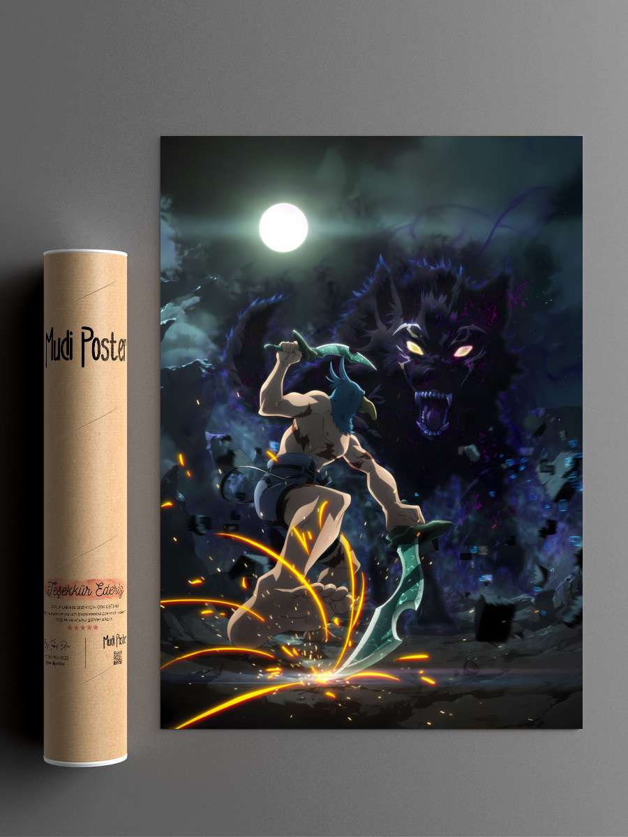 Shangri La Frontier Game Anime Poster Çerçevesiz Yüksek Kalite Anime Duvar Poster