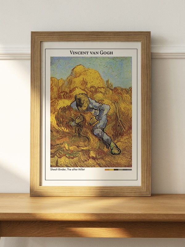 Vincent van Gogh Sheaf-Binder, The after Millet Poster - En İyi Fiyatlarla
