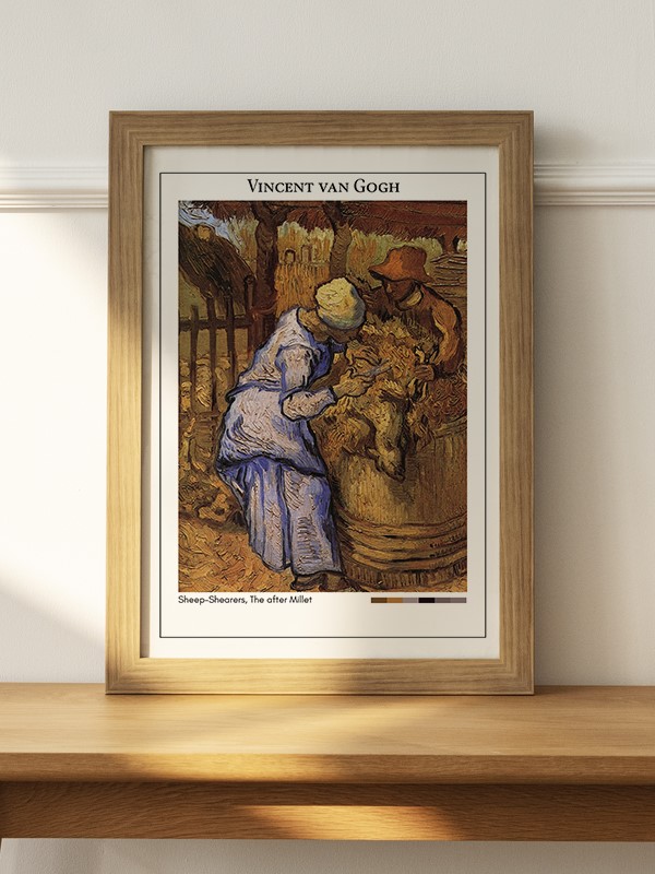 Vincent van Gogh Sheep-Shearers, The after Millet Poster - En İyi Fiyatlarla