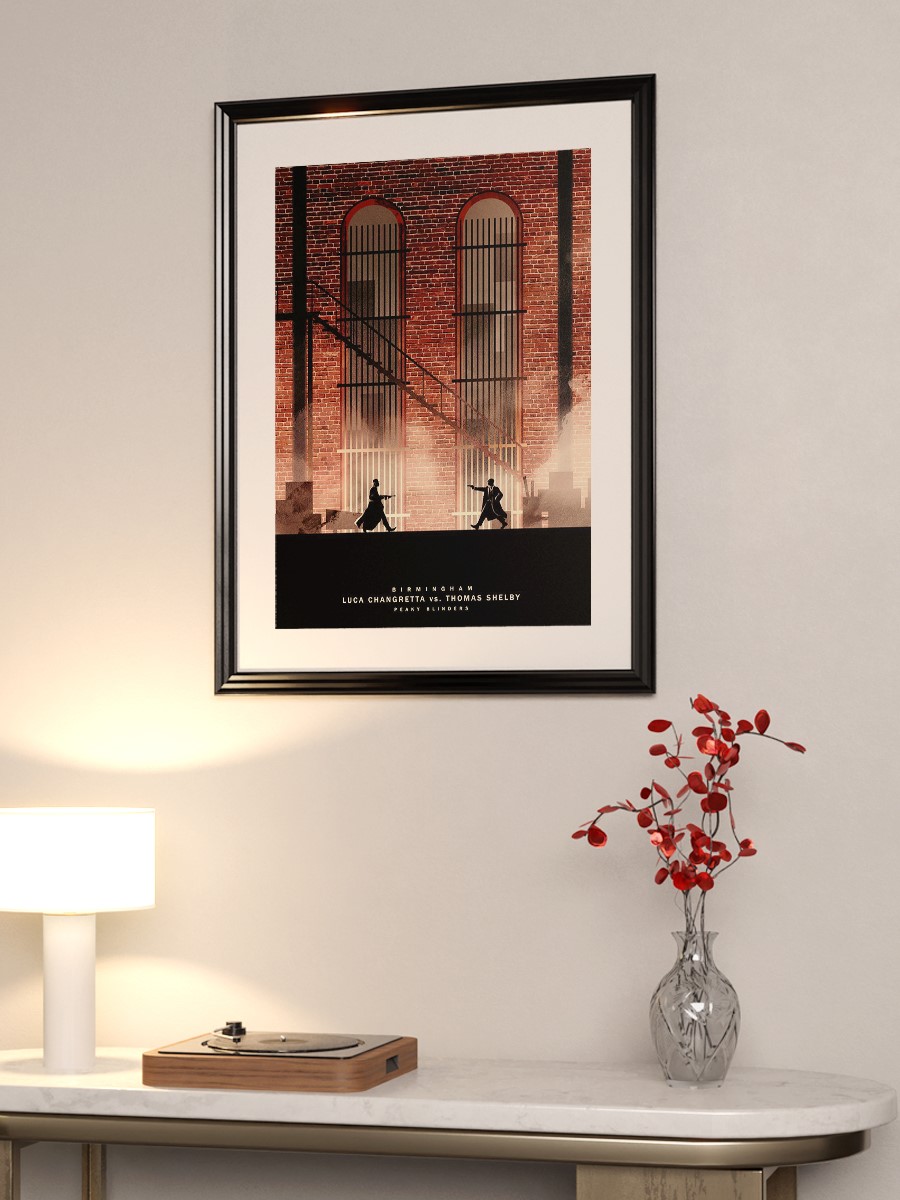 Shelby And Changretta Poster, Çerçevesiz Tv Film Poster