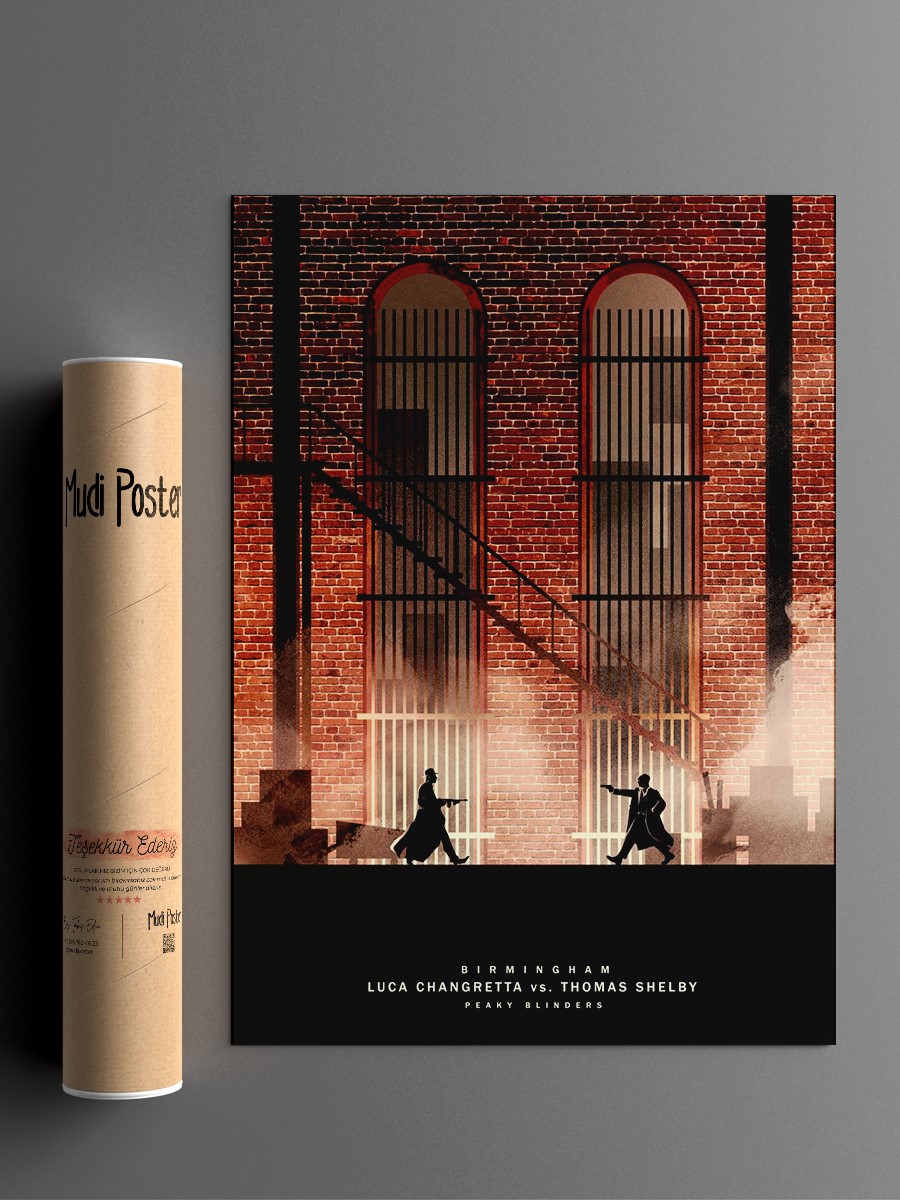 Shelby And Changretta Poster, Çerçevesiz Tv Film Poster