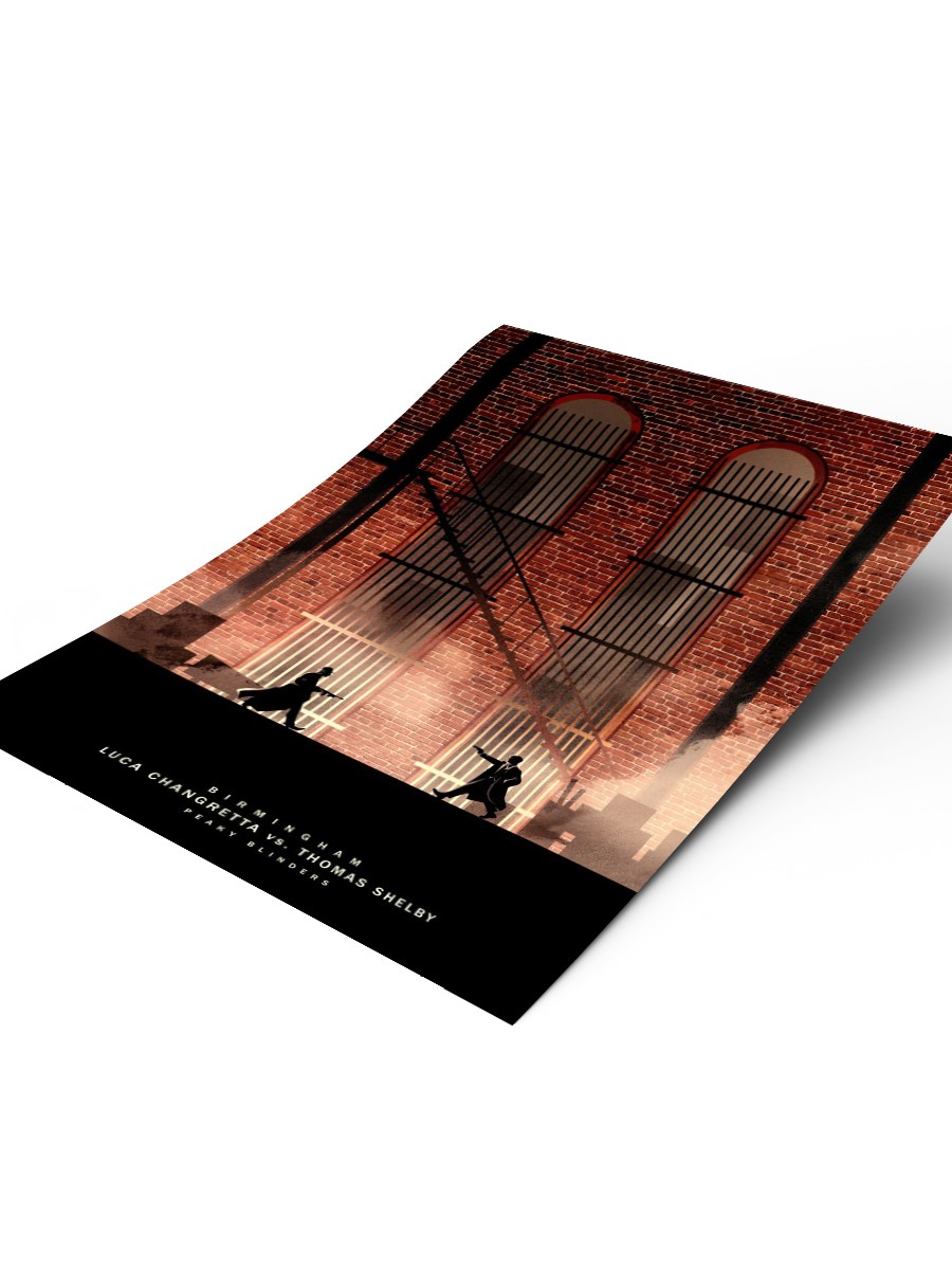 Shelby And Changretta Poster, Çerçevesiz Tv Film Poster