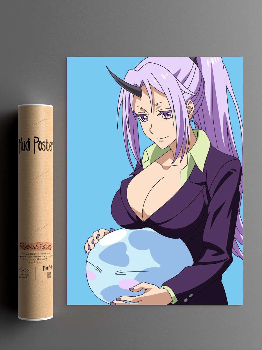 Shion and Rimuru Anime Poster Çerçevesiz Yüksek Kalite Anime Duvar Poster