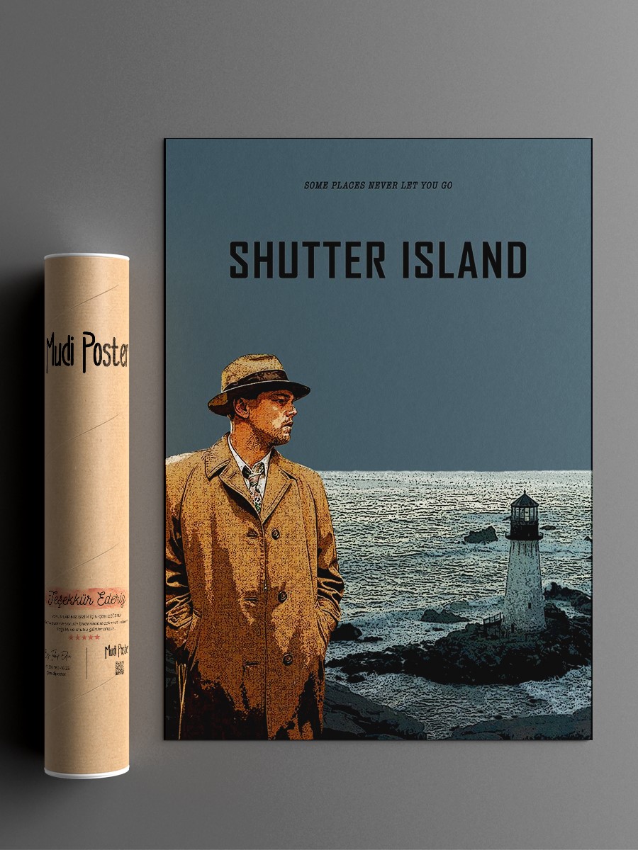 Shutter Island Poster, Çerçevesiz Tv Film Poster