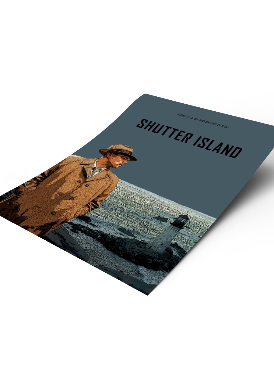 Shutter Island Poster, Çerçevesiz Tv Film Poster