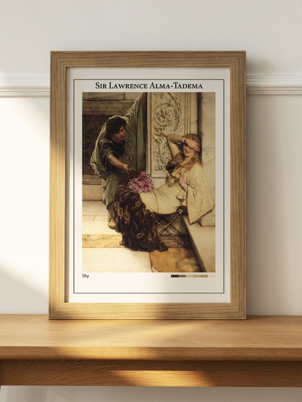 Sir Lawrence Alma-Tadema Shy Poster - En İyi Fiyatlarla