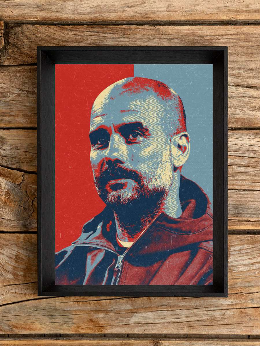 sir pep Futbol Poster Çerçevesiz Yüksek Kalite Futbolcu Duvar Poster